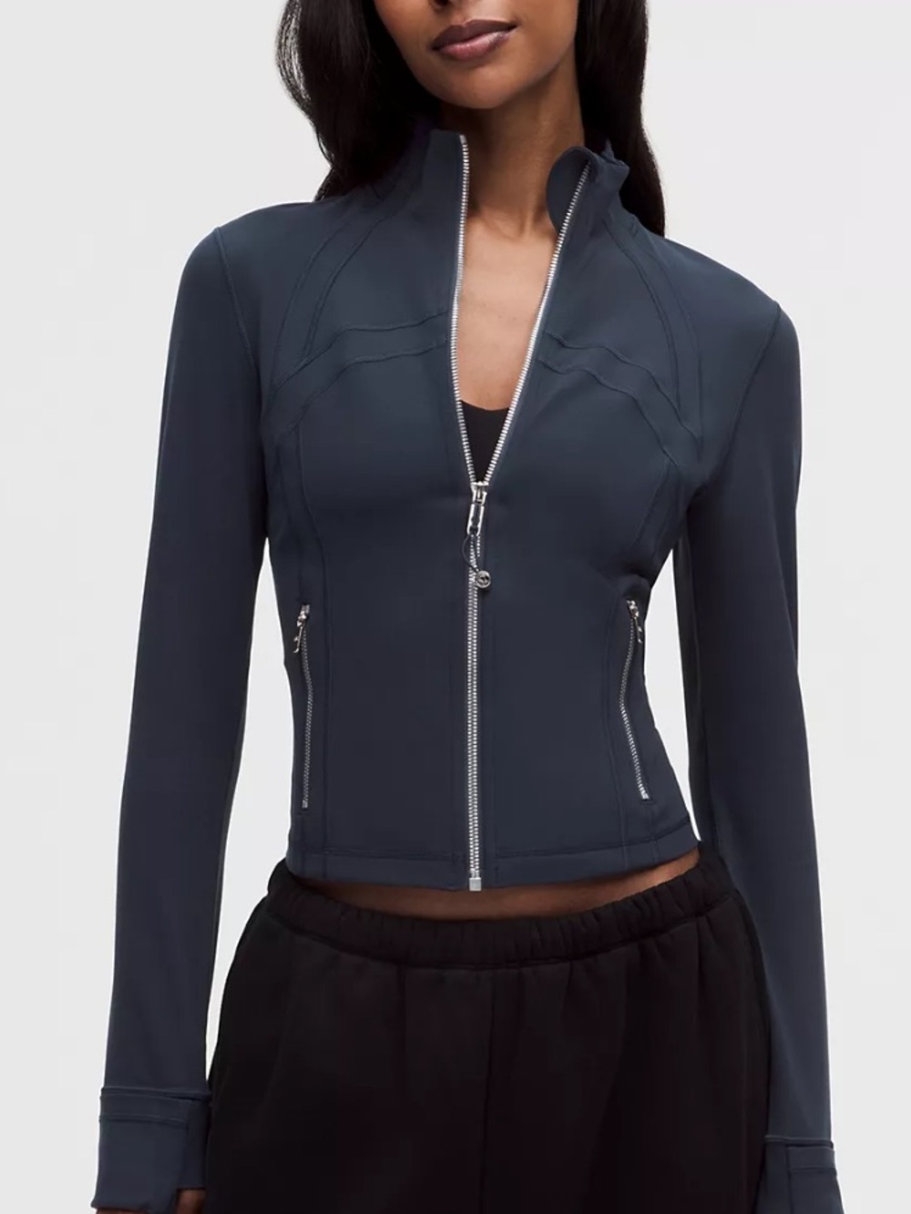 Lululemon Cropped Define Jacket in True Navy